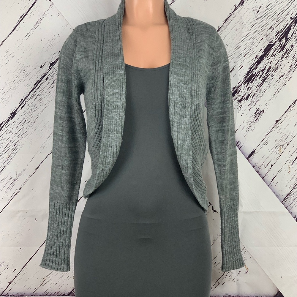 Ladies Cropped Cardigan